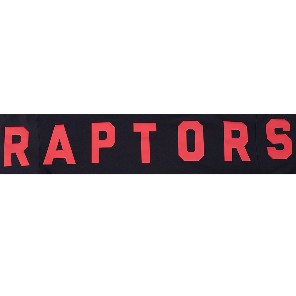 PRO STANDARD MEN'S NBA EASTERN CONFERENCE TORONTO RAPTORS BLACK & RED PULLOVER HOODIE