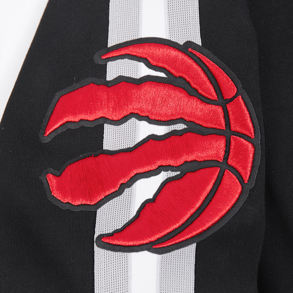 PRO STANDARD NBA TORONTO RAPTORS PRO GAME DAY MEN'S BLACK/RED DOUBLE KNIT JACKET