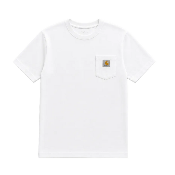 CARHARTT MEN'S POCKET LOGO CREWNECK T-SHIRT (WHITE)