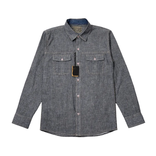 CITY OF DREAMS DENIM LONG SLEEVES SHIRT