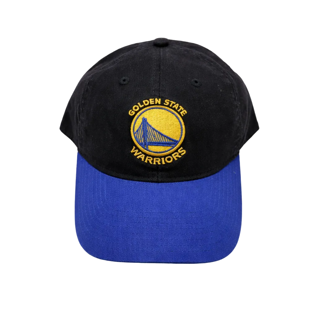 MEN'S GOLDEN STATE WARRIORS BLACK/BLUE SNAPBACK CAP