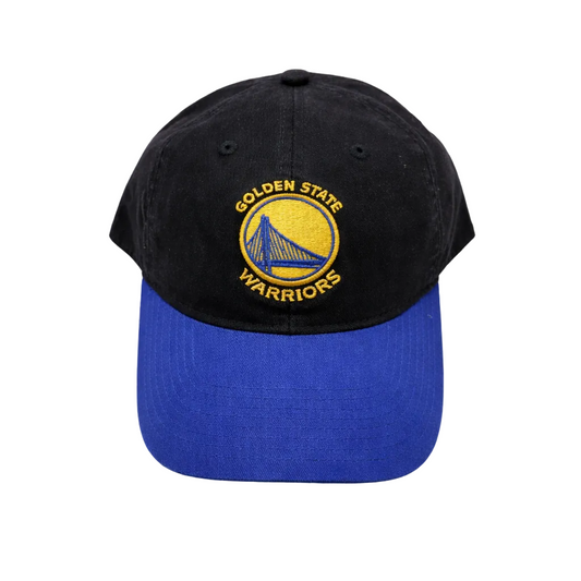 MEN'S GOLDEN STATE WARRIORS BLACK/BLUE SNAPBACK CAP