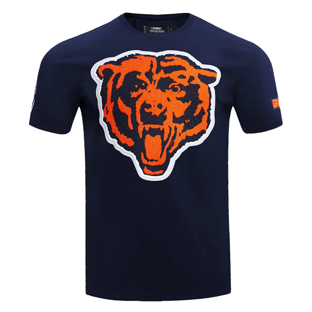 PRO STANDARD NFL CHICAGO BEARS MASHUP MEN'S NAVY/ORANGE T-SHIRT