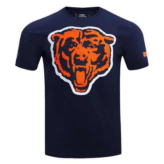 PRO STANDARD NFL CHICAGO BEARS MASHUP MEN'S NAVY/ORANGE T-SHIRT