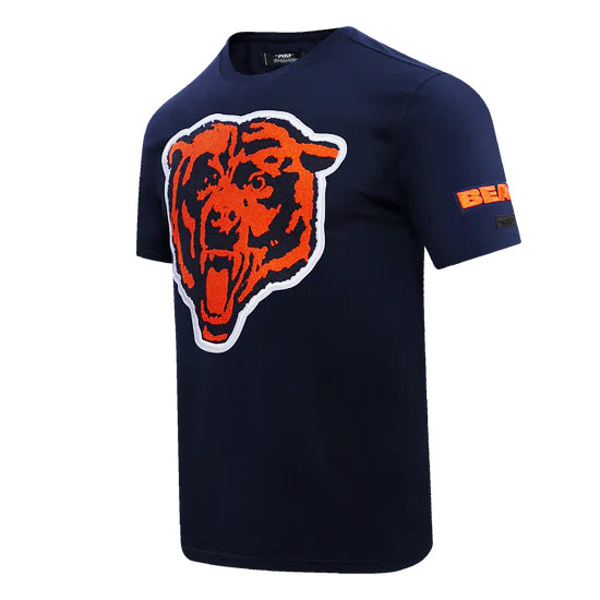 PRO STANDARD NFL CHICAGO BEARS MASHUP MEN'S NAVY/ORANGE T-SHIRT