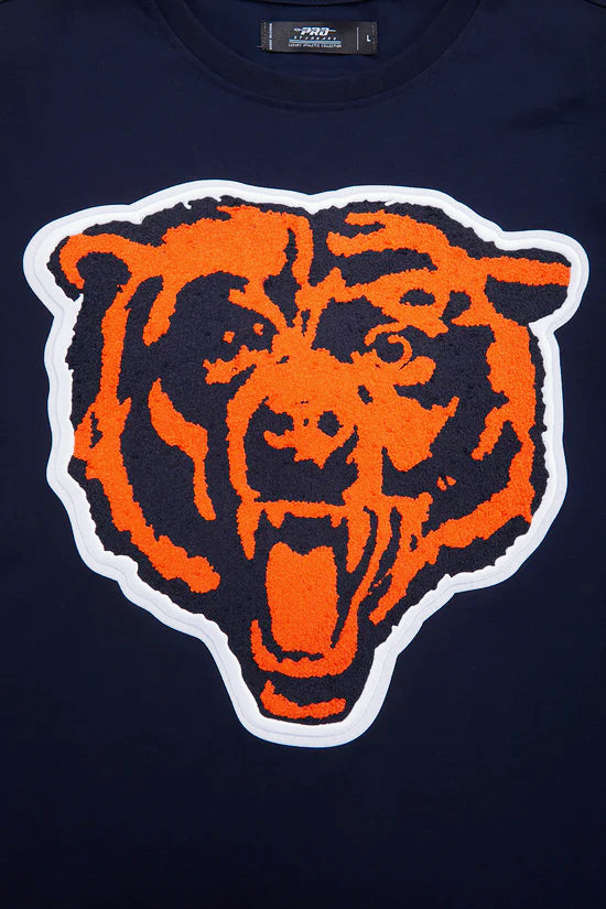 PRO STANDARD NFL CHICAGO BEARS MASHUP MEN'S NAVY/ORANGE T-SHIRT