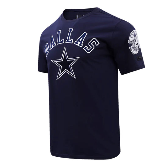 PRO STANDARD NFL DALLAS COWBOYS CLASSIC BRISTLE MEN'S NAVY T-SHIRT