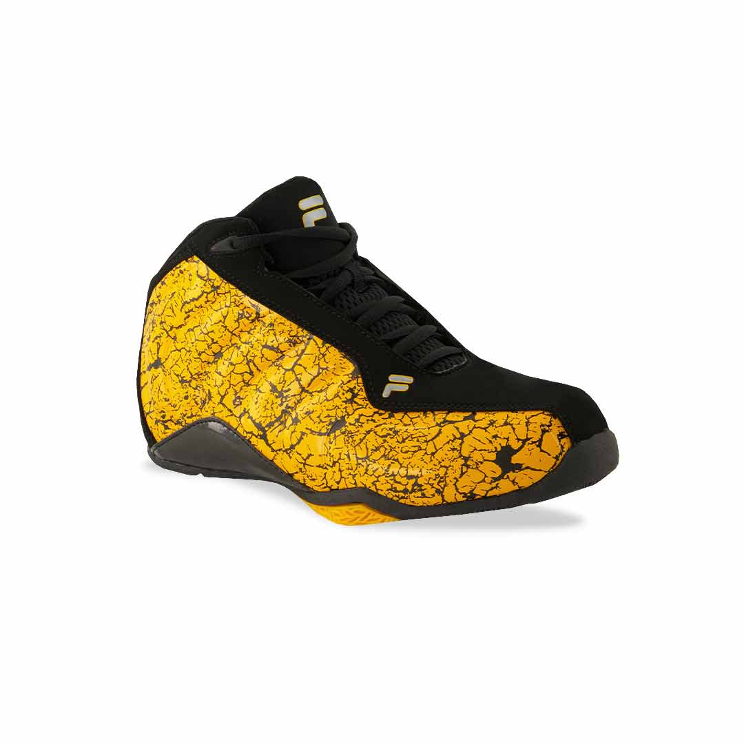 KIDS FILA INCENTIVE SHOES (BLACK/YELLOW)