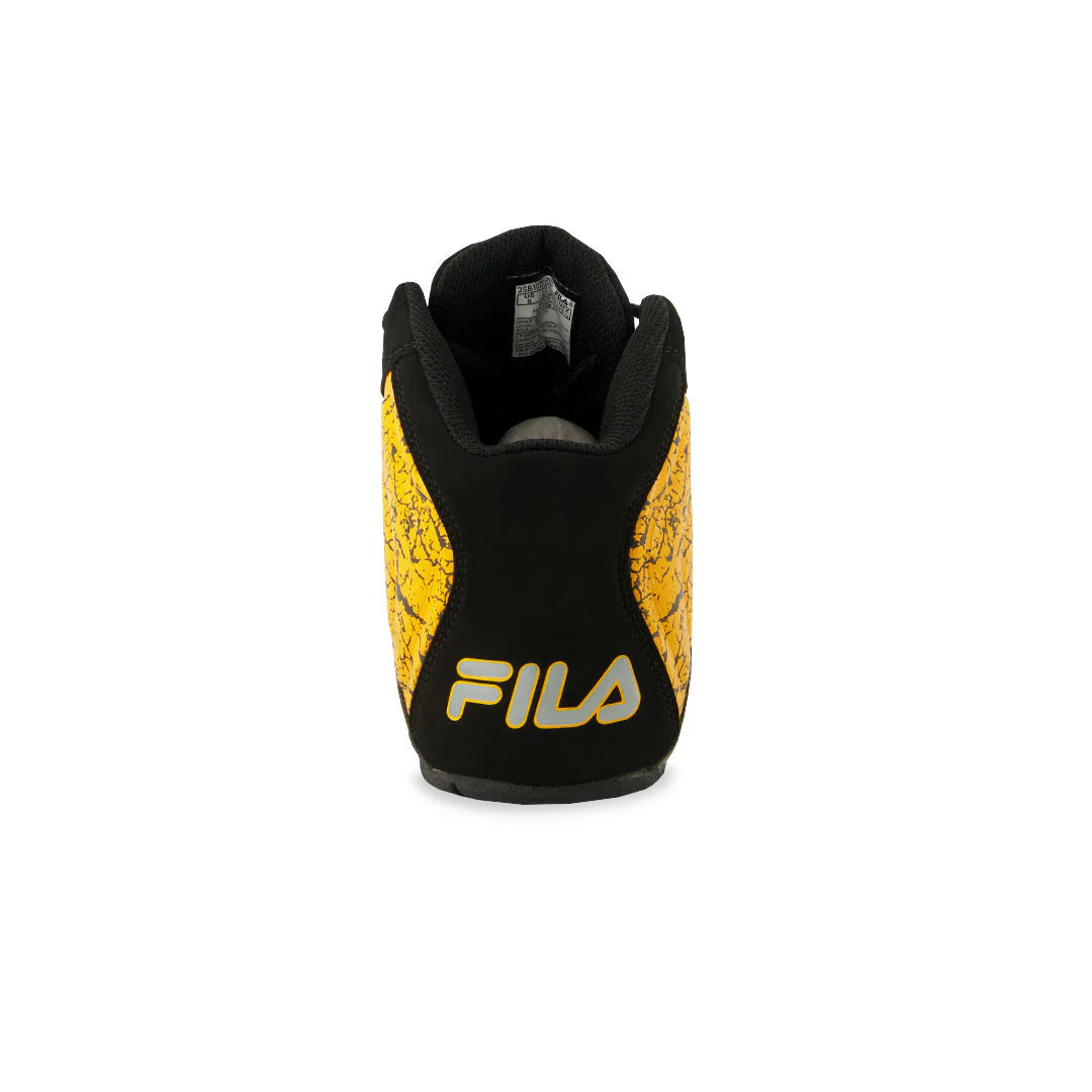 KIDS FILA INCENTIVE SHOES (BLACK/YELLOW)