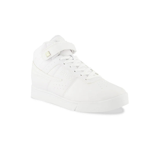 FILA MEN'S VULC 13 DISTRESS HIGH TOP SHOE (WHITE)