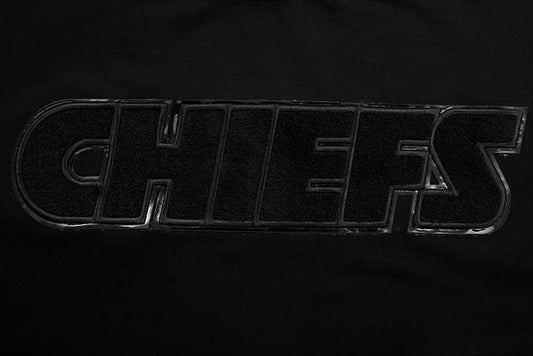 PRO STANDARD NFL KANSAS CITY CHIEFS TRIPLE BLACK MEN'S T-SHIRT