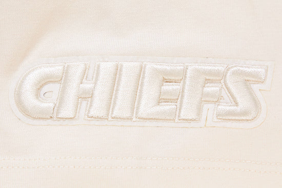 PRO STANDARD NFL KANSAS CITY CHIEFS NEUTRAL DROP SHOULDER MEN'S EGGSHELL/CREAM T-SHIRT