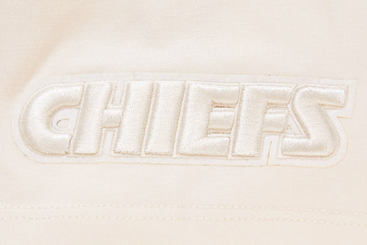 PRO STANDARD NFL KANSAS CITY CHIEFS NEUTRAL DROP SHOULDER MEN'S EGGSHELL/CREAM T-SHIRT