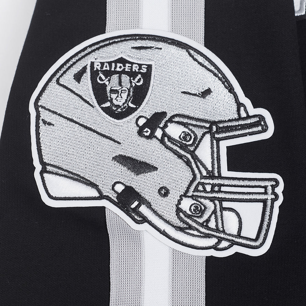 PRO STANDARD NFL LAS VEGAS RAIDERS PRO GAME DAY MEN'S BLACK DOUBLE KNIT JACKET