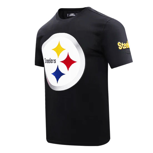 PRO STANDARD NFL PITTSBURGH STEELERS MASHUP MEN'S BLACK T-SHIRT