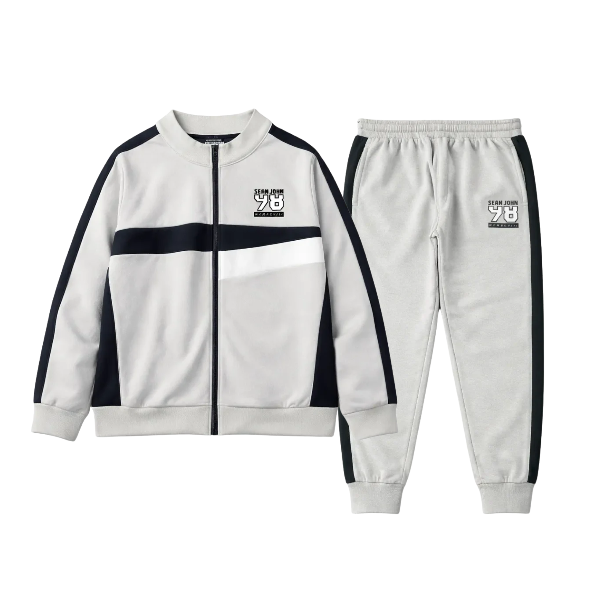 SEAN JOHN MEN'S BIG & TALL TRACK SET (GREY)