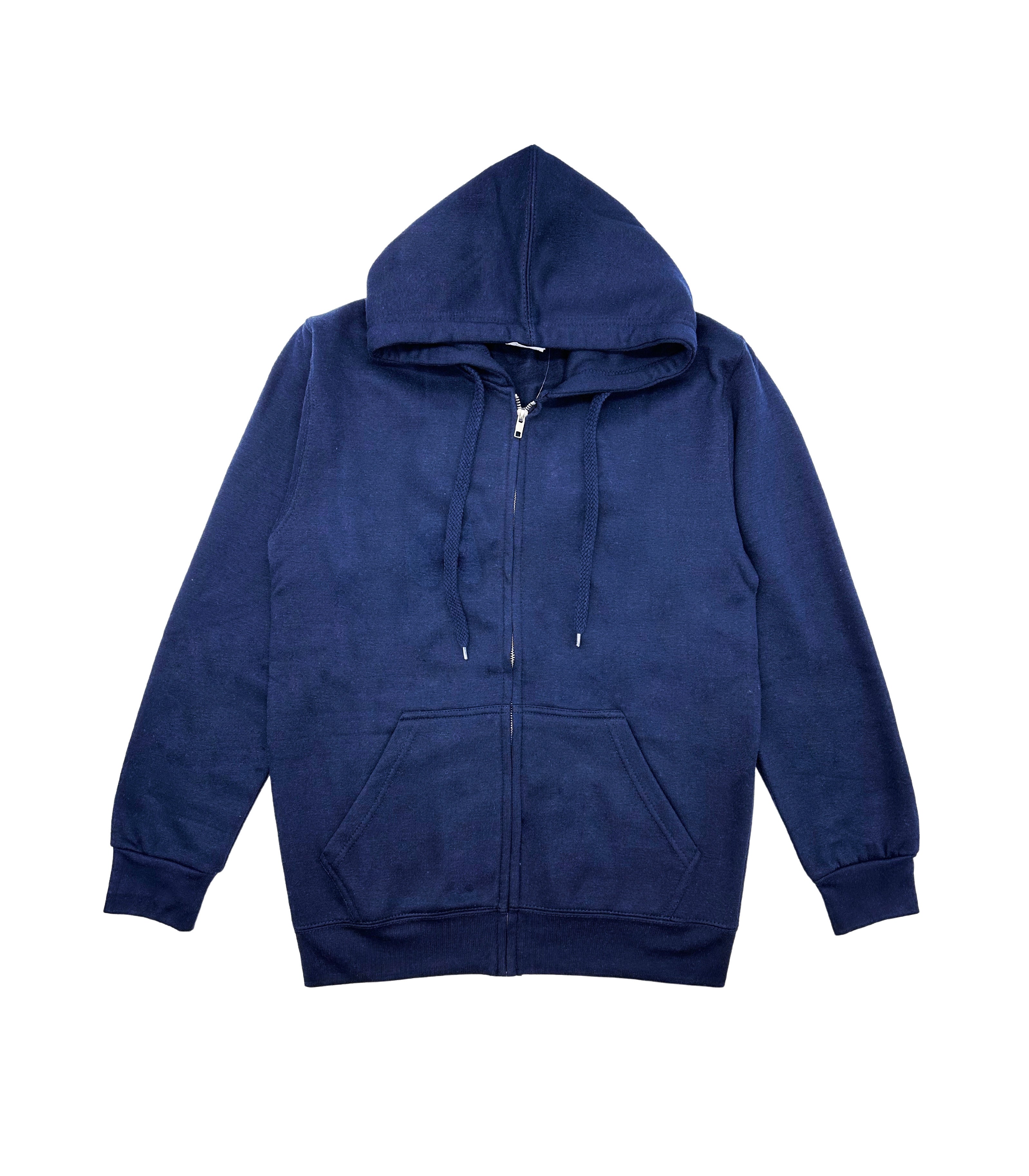MEN'S FLEECE FULL ZIP HOODIE (NAVY)