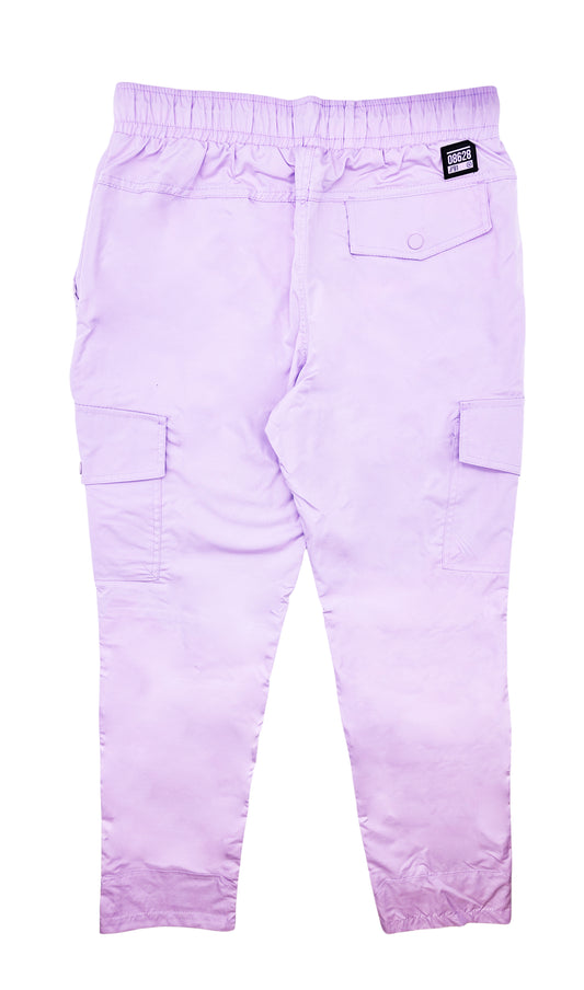 WT02 TECH WOVEN CARGO PANTS (LAVENDER)