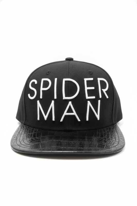 MEN'S NEW ERA MARVEL'S SPIDER-MAN ALL BLACK SNAPBACK HAT
