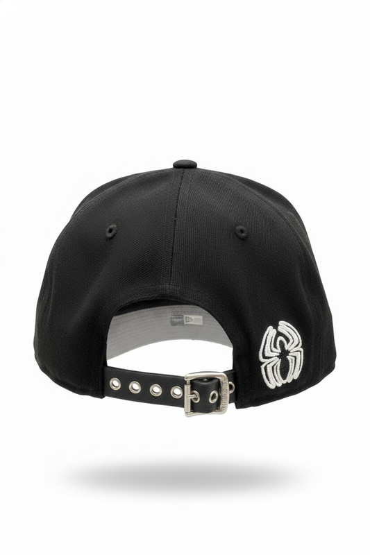 MEN'S NEW ERA MARVEL'S SPIDER-MAN ALL BLACK SNAPBACK HAT