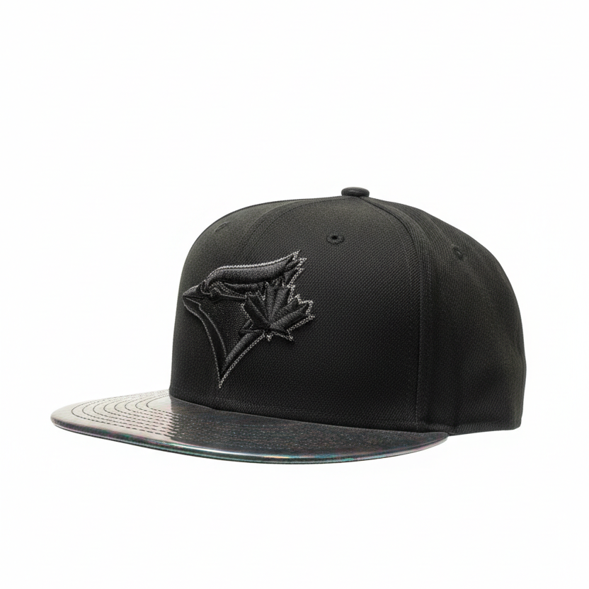 9FIFTY NEW ERA MLB TORONTO BLUE JAYS TWIST TRICK BLACK SNAPBACK HAT
