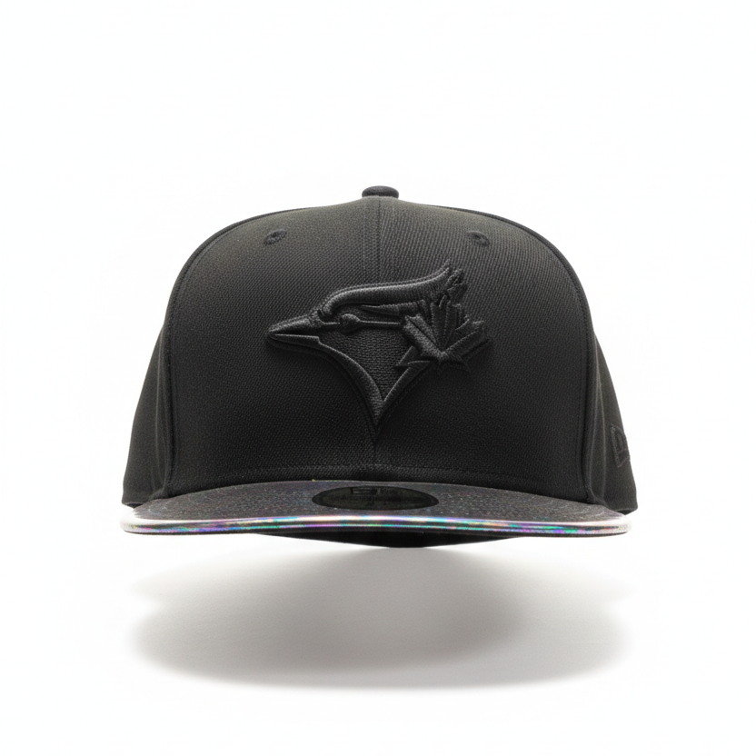 9FIFTY NEW ERA MLB TORONTO BLUE JAYS TWIST TRICK BLACK SNAPBACK HAT
