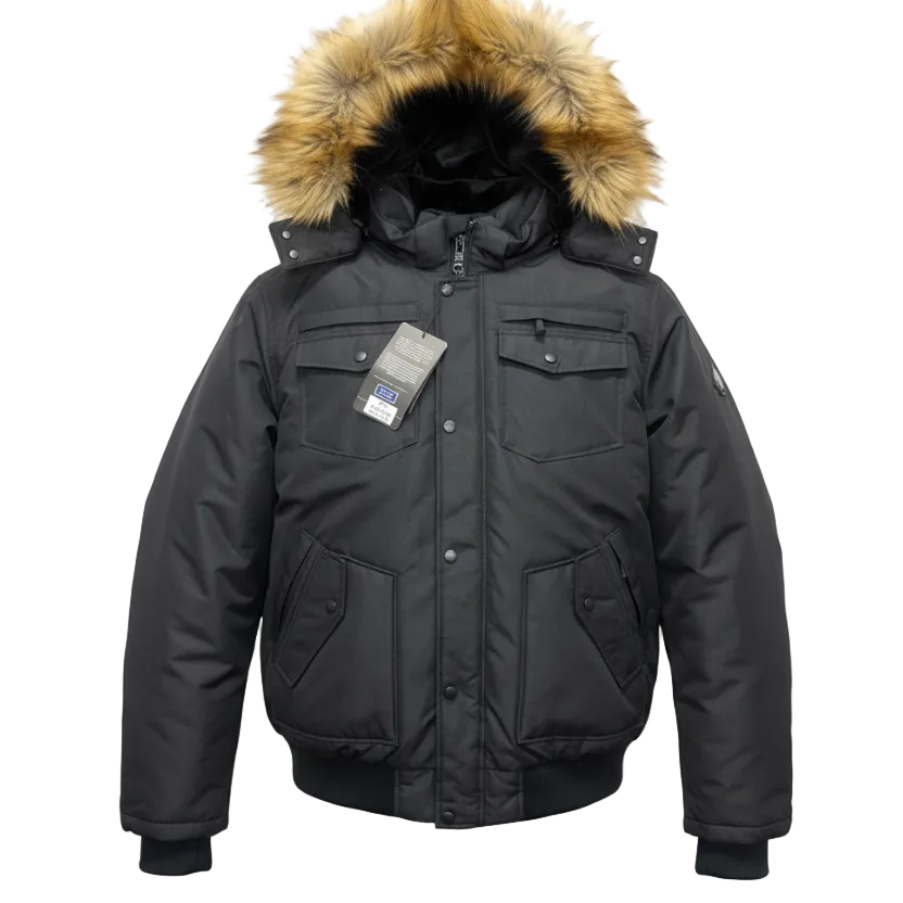 MENS TOBOGGAN BERT WINTER JACKET (BLACK)