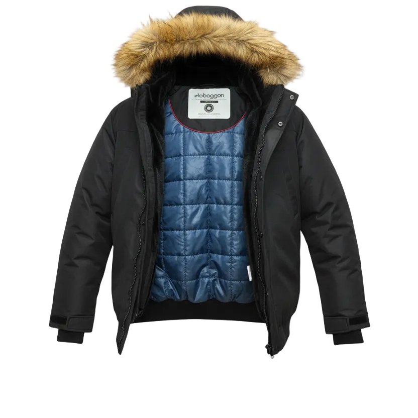 MENS TOBOGGAN BERT WINTER JACKET (BLACK)