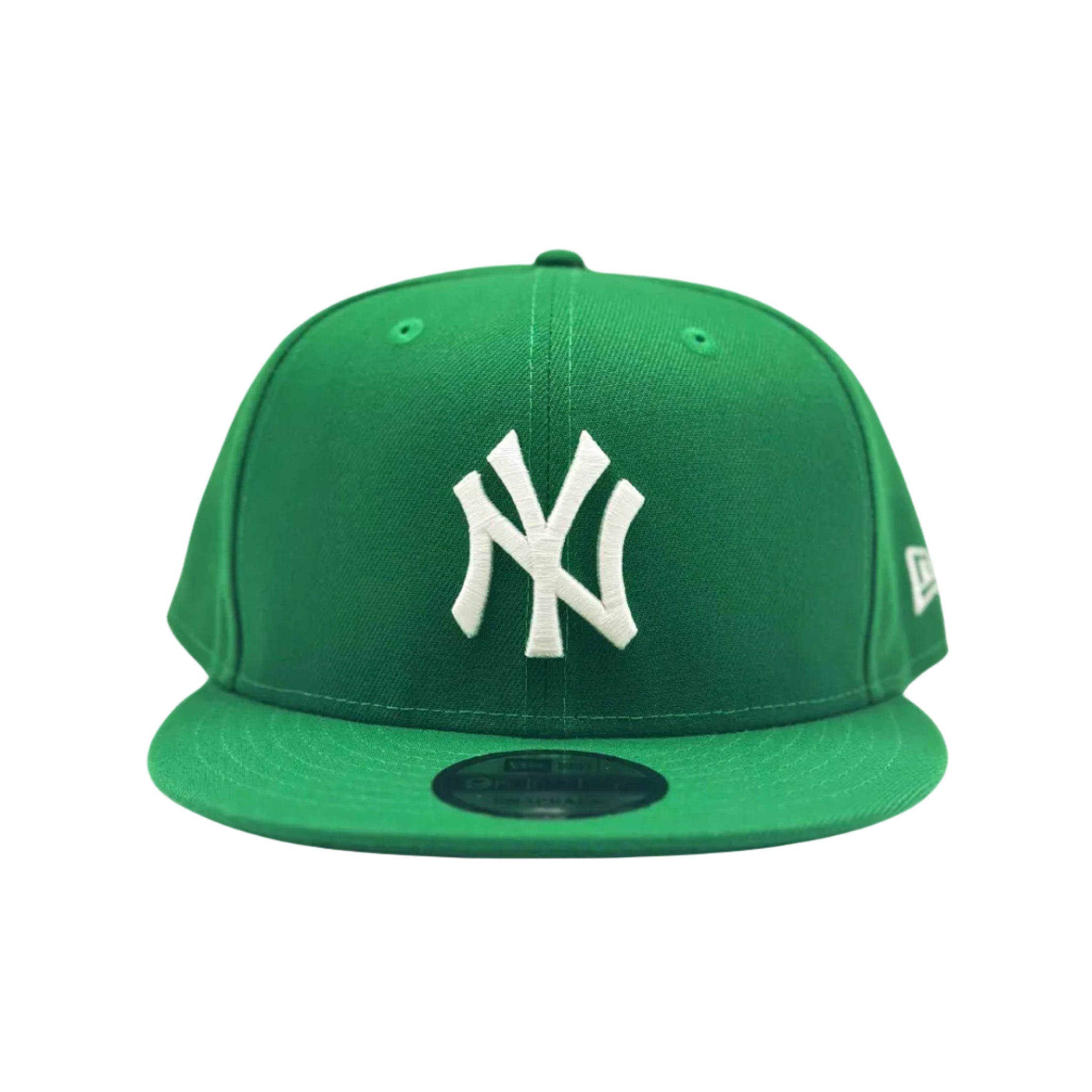 NEW ERA 9FIFTY NEW YORK YANKEES GREEN WITH WHITE LOGO SNAPBACK HAT