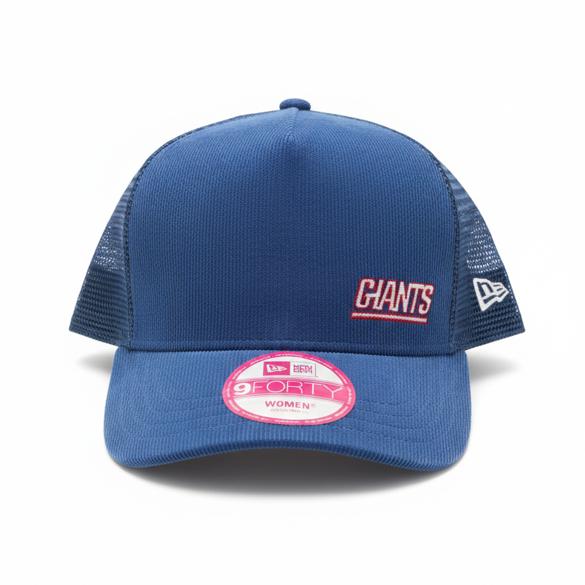NEW ERA WOMEN'S 9FORTY NFL NEW YORK GIANTS ROYAL BLUE SNAPBACK HAT