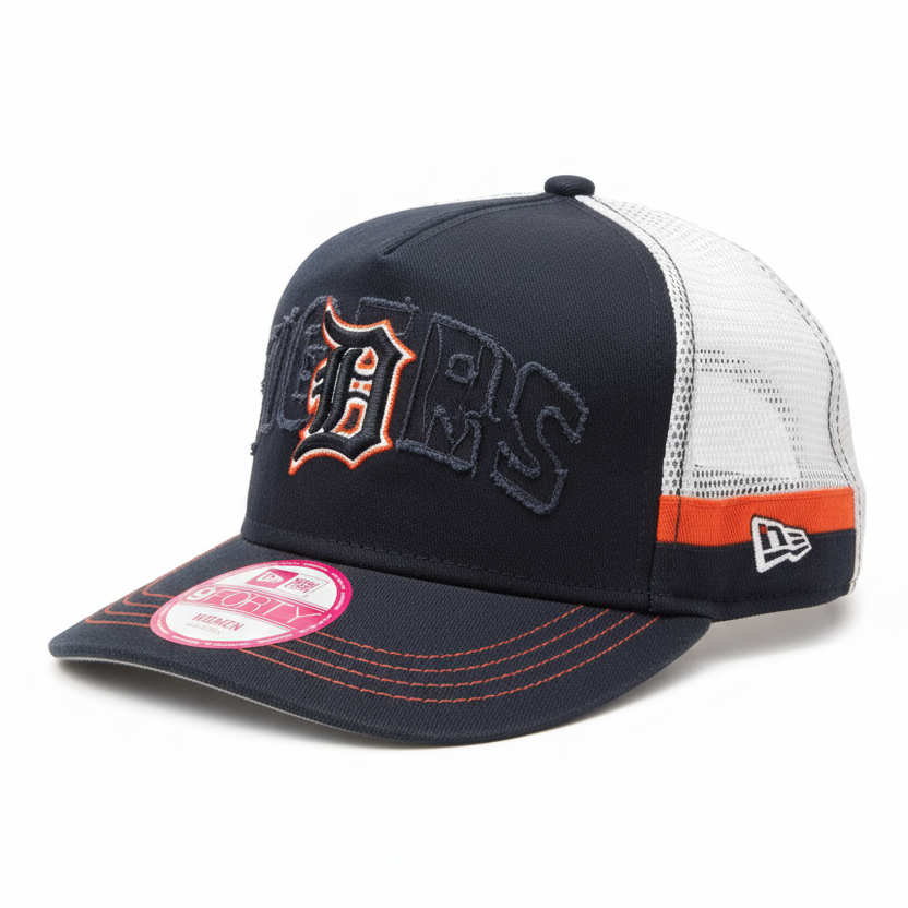 NEW ERA WOMEN'S 9FORTY MLB DETROIT TIGERS NAVY SNAPBACK HAT