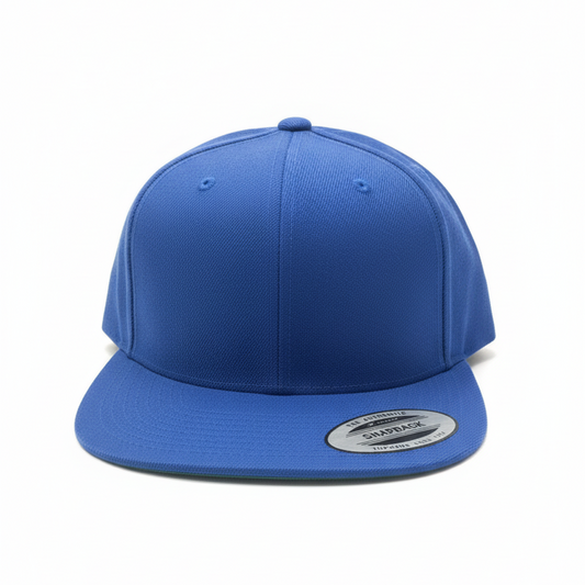 MEN'S PREMIUM CLASSIC PLAIN ROYAL BLUE SNAPBACK