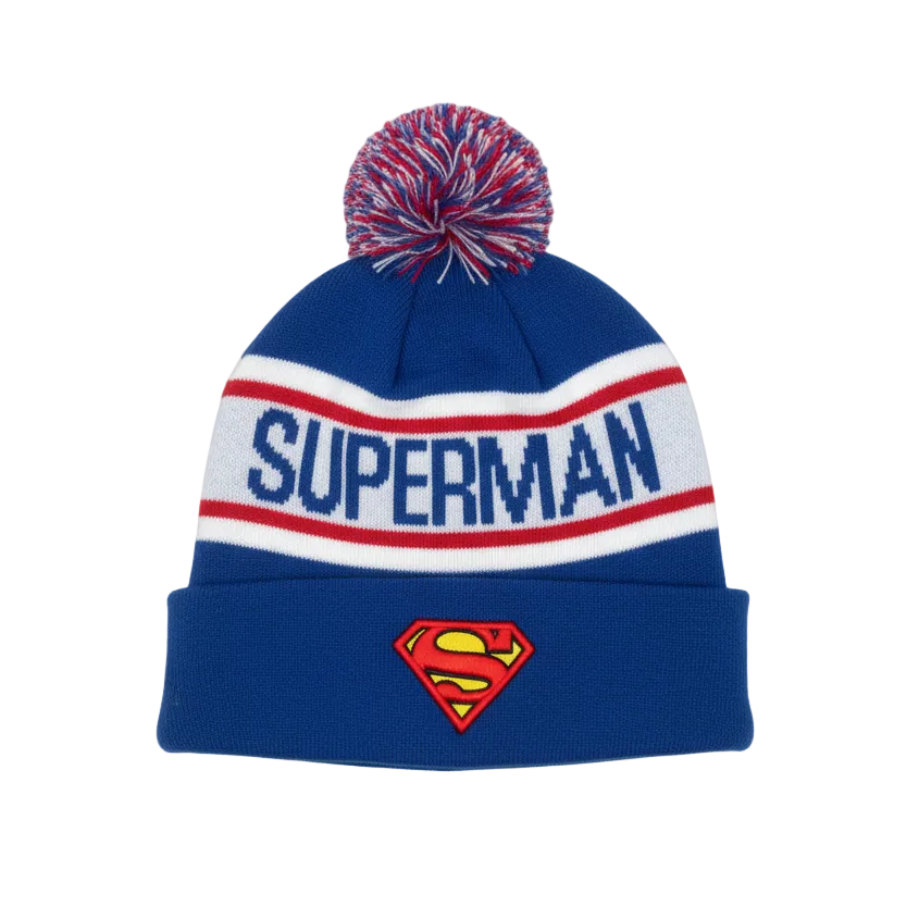 NEW ERA SUPERMAN LOGO BLUE & WHITE TOUQUE