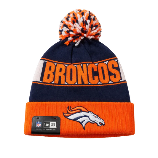 NEW ERA NFL DENVER BRONCOS REP UR TEAM NAVY/ORANGE TOUQUE