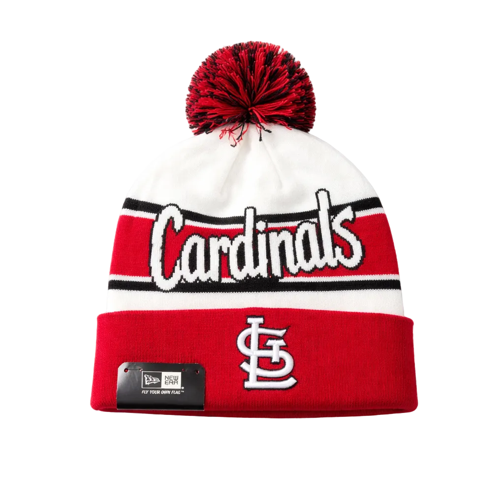 NEW ERA MLB ST. LOUIS CARDINALS RED/WHITE TOUQUE