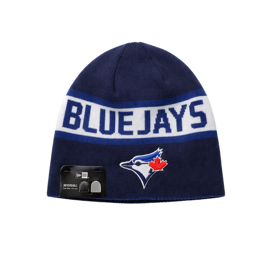 BLUE JAYS KNITTED REVERSABLE TOUQUES