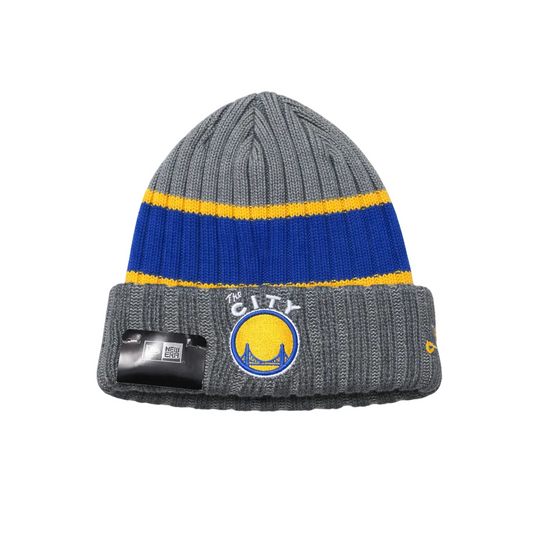 NEW ERA NBA GOLDEN STATE WARRIORS GREY/BLUE WINTER TOUQUE