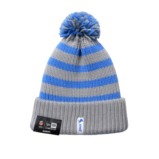 NEW ERA NFL DETROIT LIONS BLUE/GREY TOUQUE