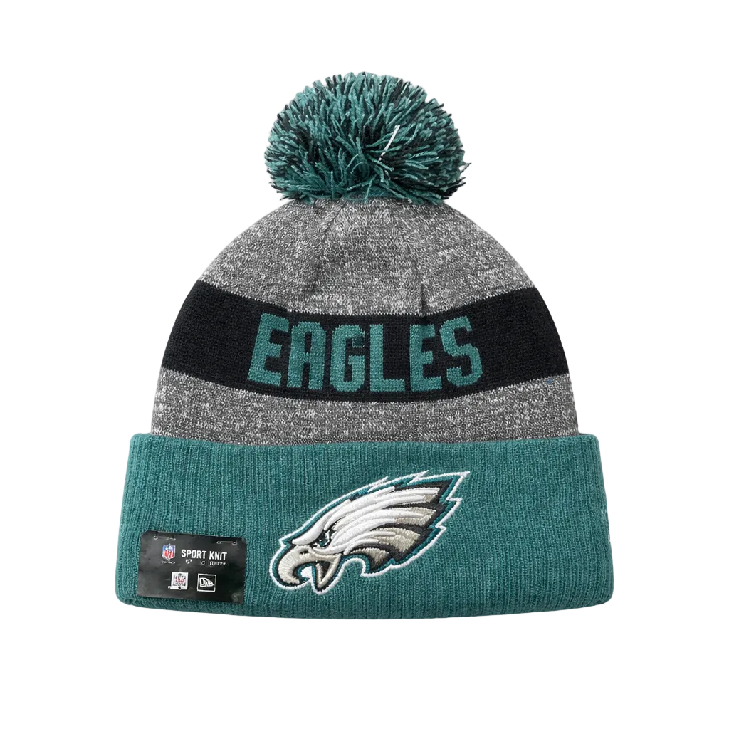 NEW ERA NFL PHILADELPHIA EAGLES GREEN TOUQUE