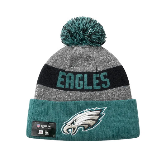 NEW ERA NFL PHILADELPHIA EAGLES GREEN TOUQUE