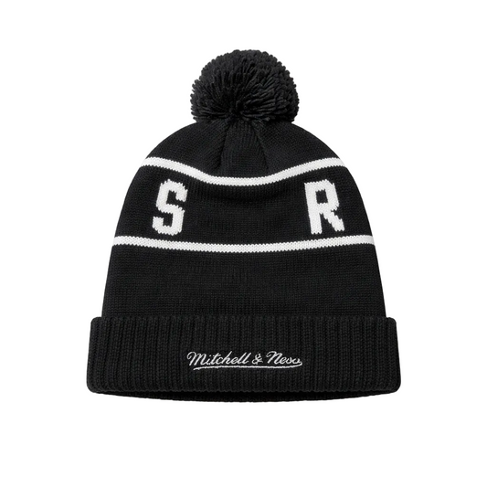 MITCHELL & NESS NBA TORONTO RAPTORS BLACK/WHITE TOUQUE