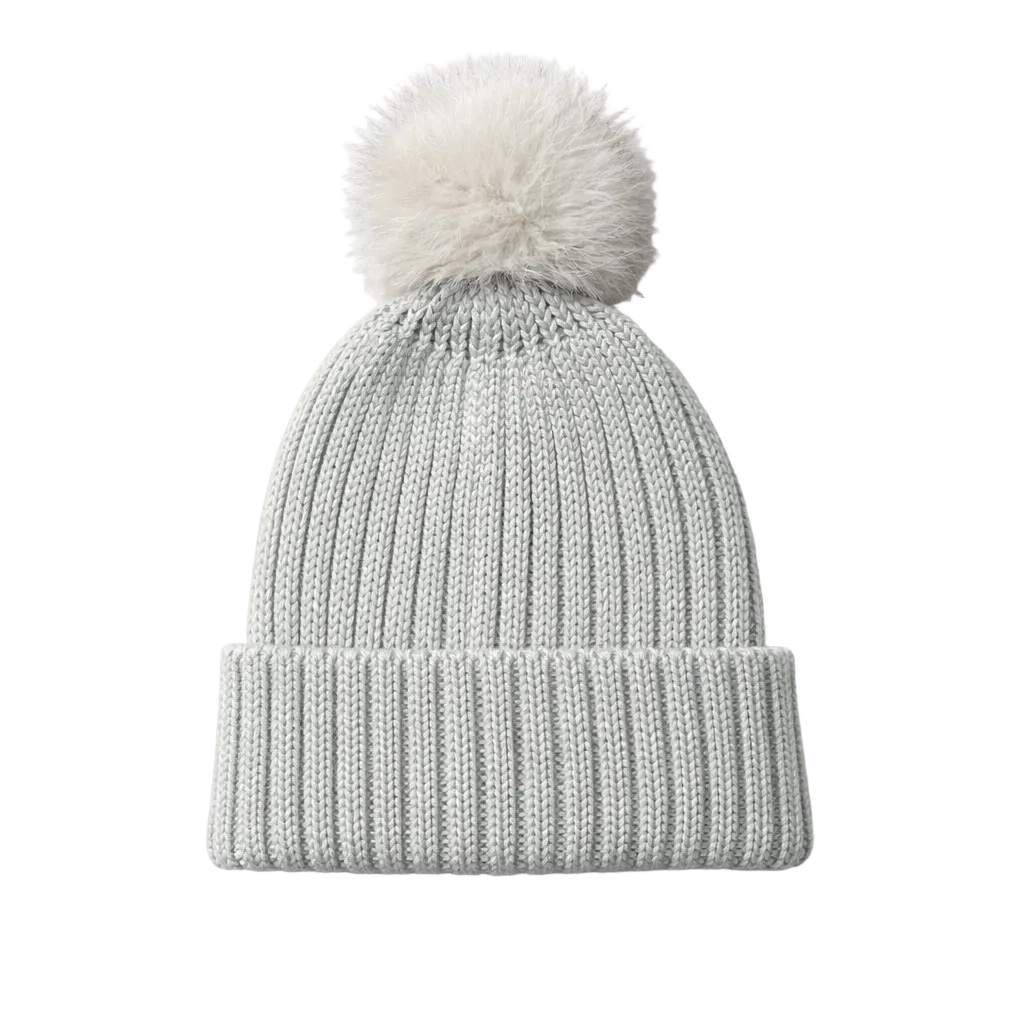 PLAIN KNITTED TOUQUE (GREY)
