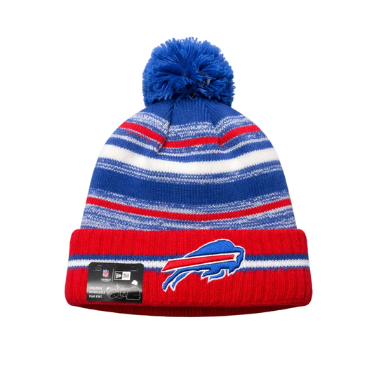 NEW ERA NFL BUFFALO BILLS ROYAL BLUE/RED TOUQUE