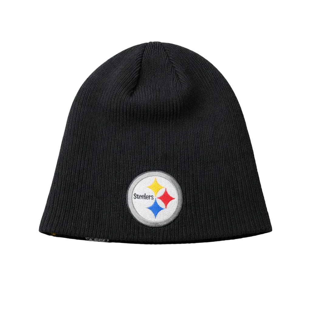 NEW ERA NFL PITTSBURGH STEELERS YELLOW/BLACK REVERSIBLE TOUQUE