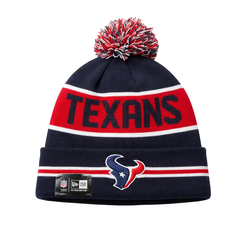 NEW ERA NFL HOUSTON TEXANS NAVY/RED TOUQUE