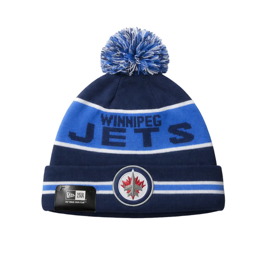NEW ERA NHL WINNIPEG JETS NAVY BLUE TOUQUE