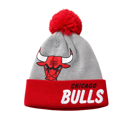 NEW ERA NBA SOLID HIT CHICAGO BULLS HC OSFA RED/GREY TOUQUE