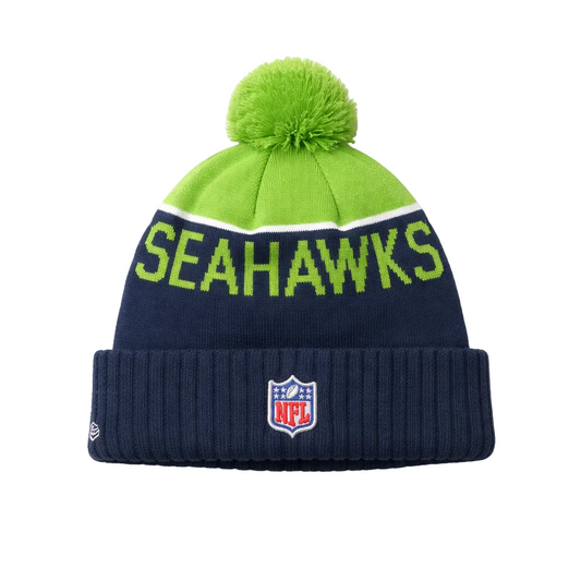 NEW ERA NFL SPORT KNIT SEATTLE SEAHAWKS GREEN/BLUE TOUQUE