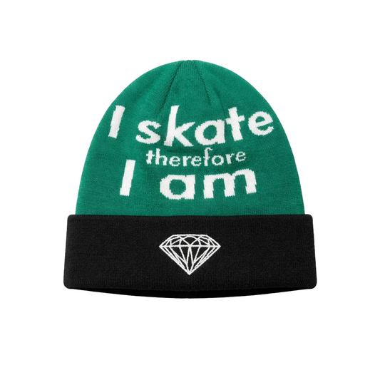 DIAMOND SUPPLY GREEN/BLACK KNITTED TOUQUE