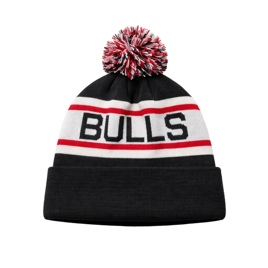 NEW ERA NBA BIGGEST FAN CHICAGO WINDY CITY BULLS OSFA BLACK/RED/WHITE TOUQUE